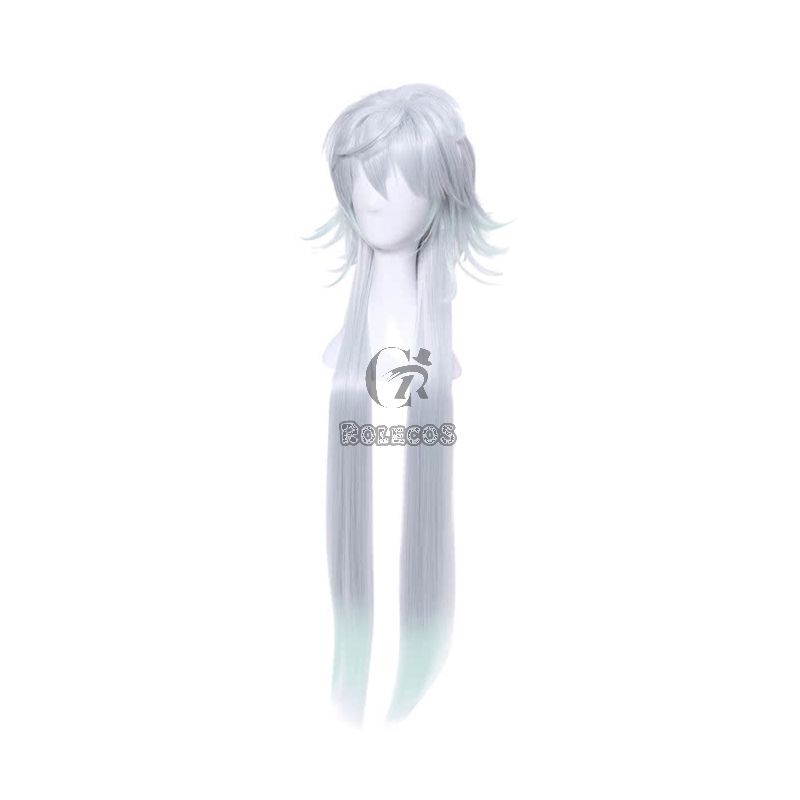 Fate Grand Order Merlin Silver Anime Cosplay Man Wigs