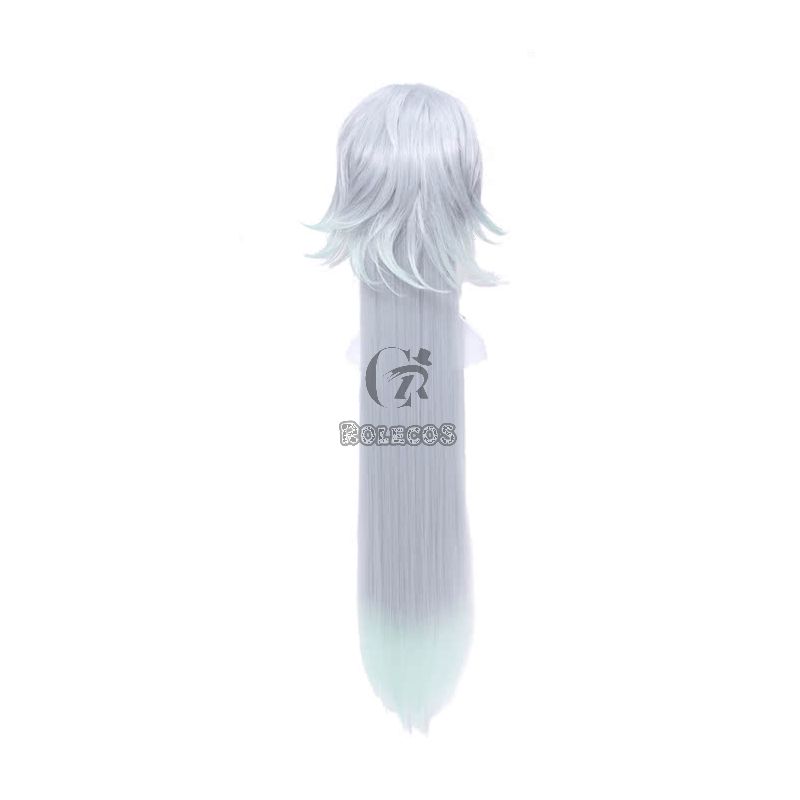 Fate Grand Order Merlin Silver Anime Cosplay Man Wigs