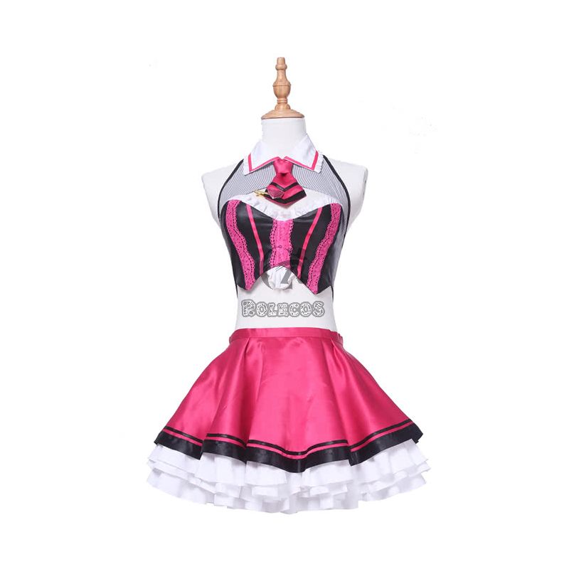 Fate Grand Order Tohsaka Rin Street Choco-Maid Game Cosplay Costumes