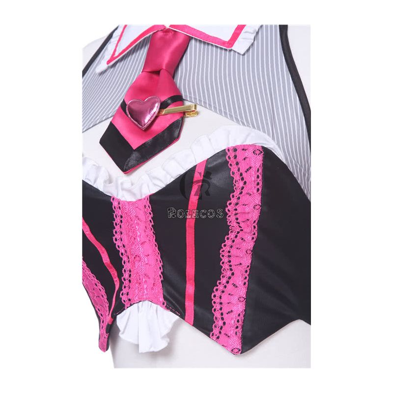 Fate Grand Order Tohsaka Rin Street Choco-Maid Game Cosplay Costumes