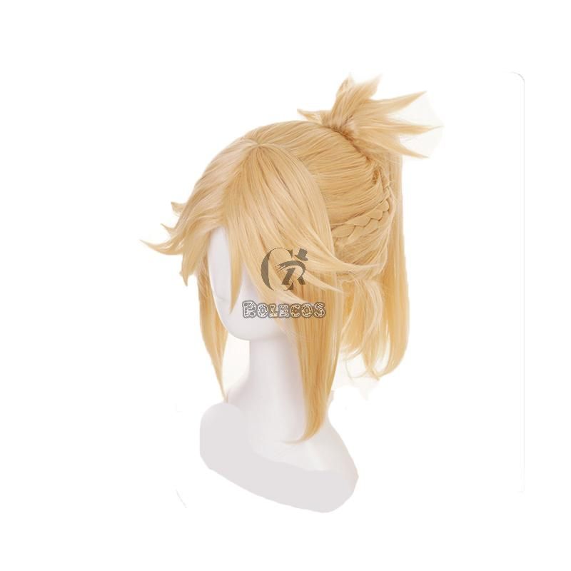 FateApocrypha FGO Saber Mordred Blonde Cosplay Wigs