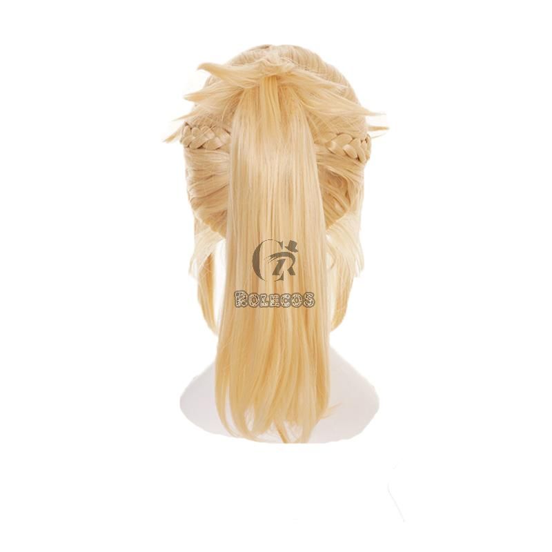 FateApocrypha FGO Saber Mordred Blonde Cosplay Wigs