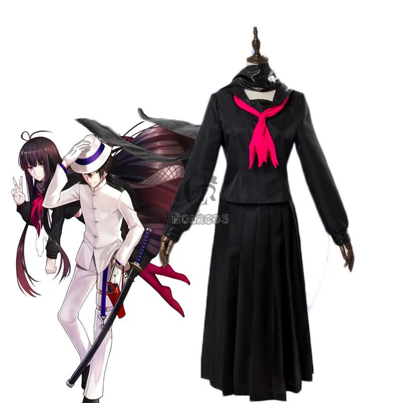 FateGrand Order  Black Student Uniform Cosplay Costume