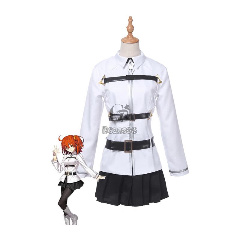 Fate/Grand Order Grand Master Olgamally Animusphere Black And White Uniform Anime Cosplay Costumes
