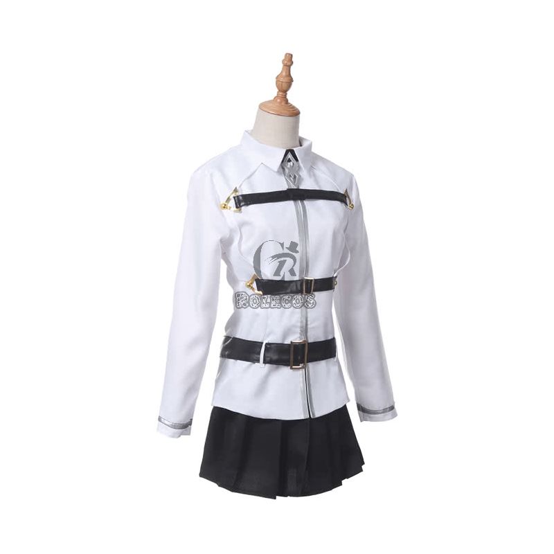 Fate/Grand Order Grand Master Olgamally Animusphere Black And White Uniform Anime Cosplay Costumes