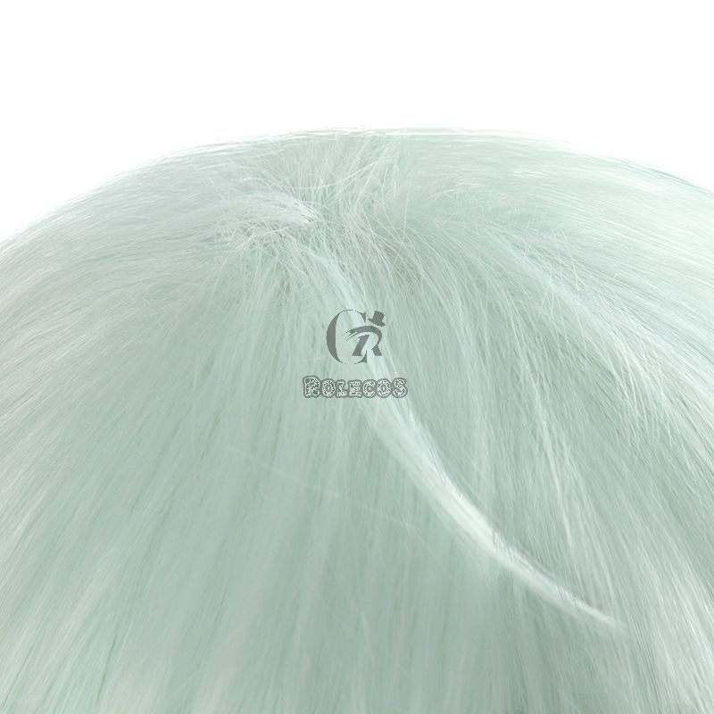 FateGrand Order Servant  Lang Lin Wang Mixed Color Short Straight Cosplay Wigs 