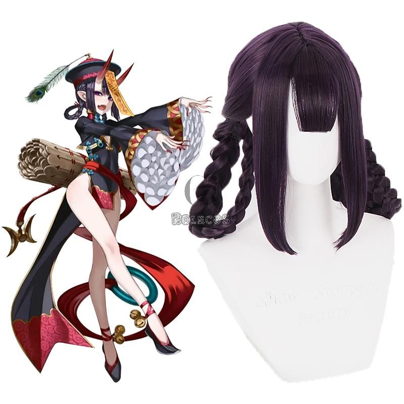 FateGrand Order Shuten Doji Zombie Halloween Purple Wigs
