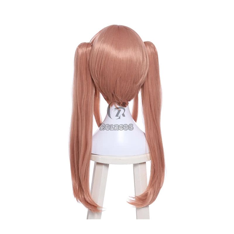 Fate/Grand Order Tamamo-no-Mae Long Peach  Synthetic Anime Cosplay Wigs