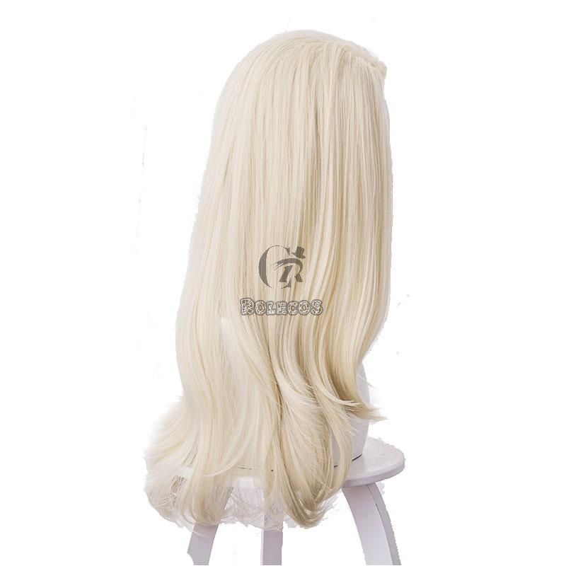 Film Elsa Blonde Long Cosplay Wigs