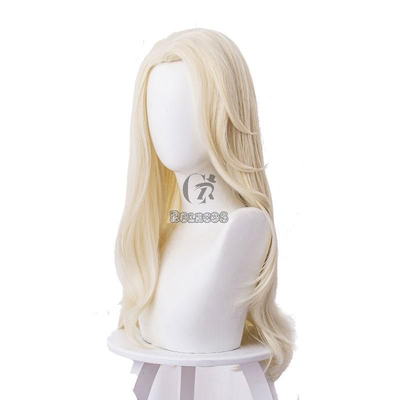 Film Elsa Blonde Long Cosplay Wigs