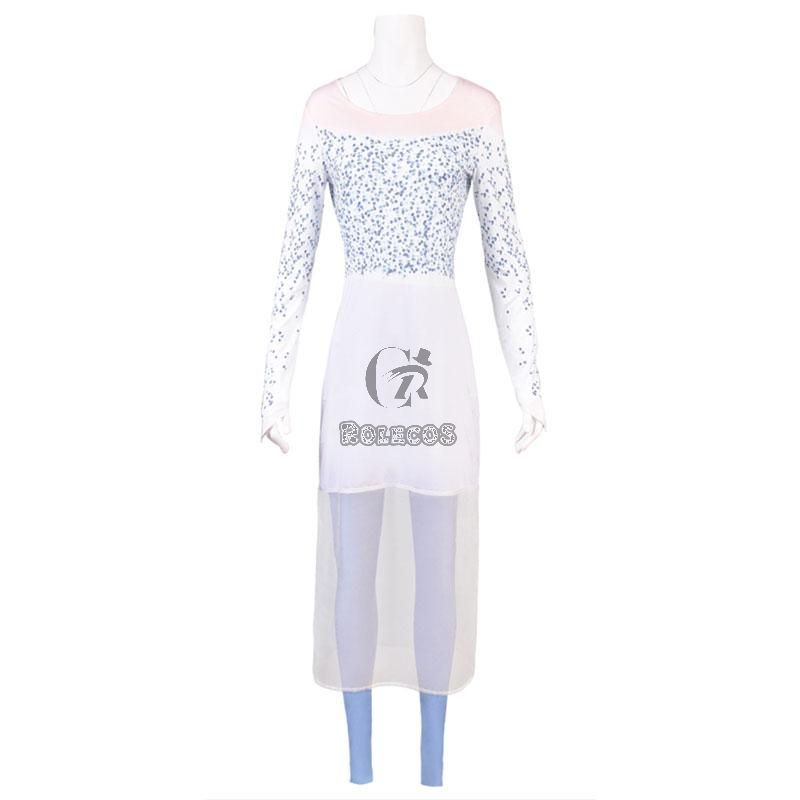 Film Elsa Cosplay Costume 
