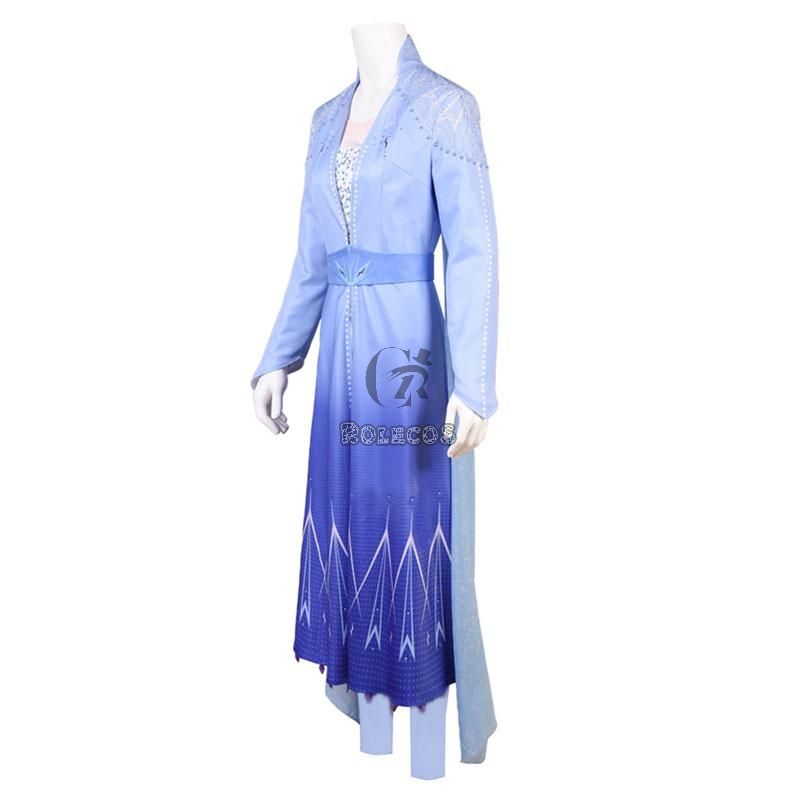Film Elsa Cosplay Costume 