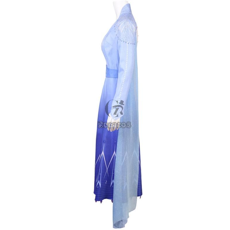 Film Elsa Cosplay Costume 