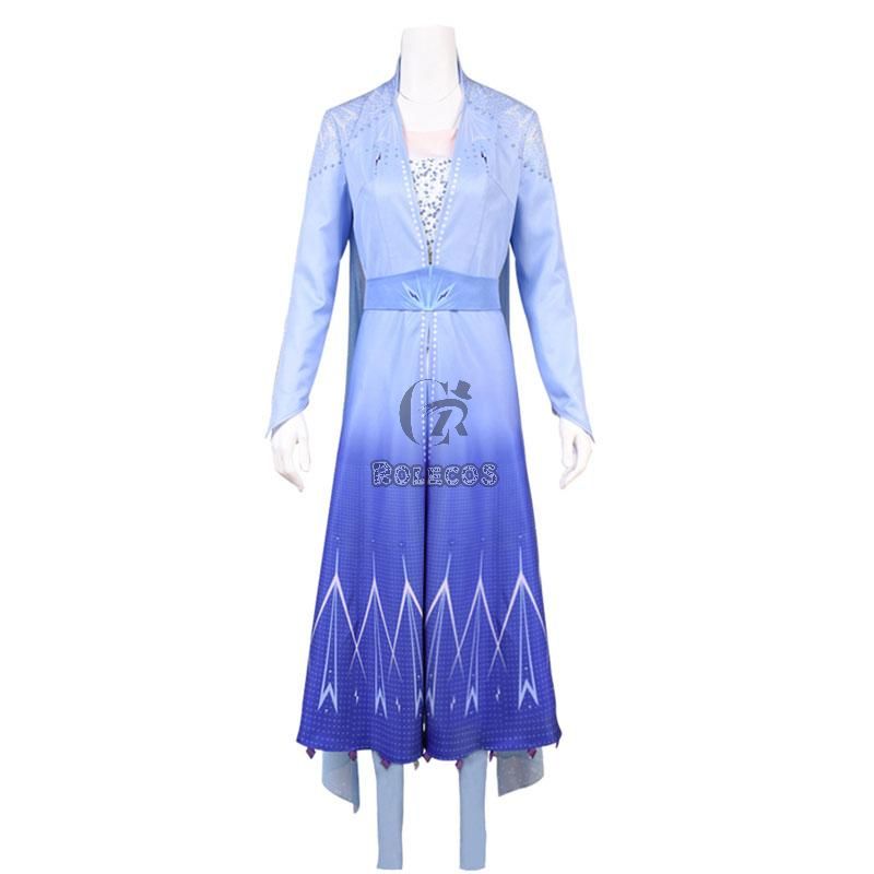 Film Elsa Cosplay Costume 