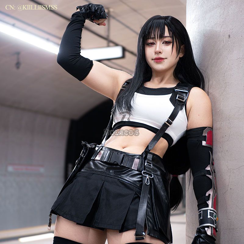 FINAL FANTASY Tifa Full Sets Cosplay Costume 
