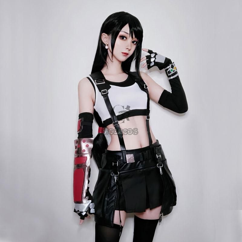 FINAL FANTASY Tifa Full Sets Cosplay Costume Real