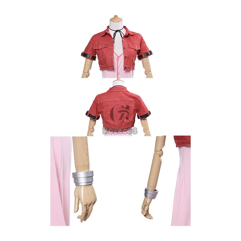 Final Fantasy VII 7 Aerith Cosplay Costumes