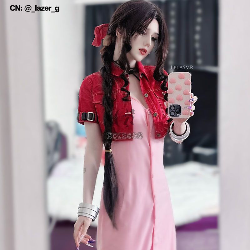 Final Fantasy VII 7 Aerith Cosplay Costumes
