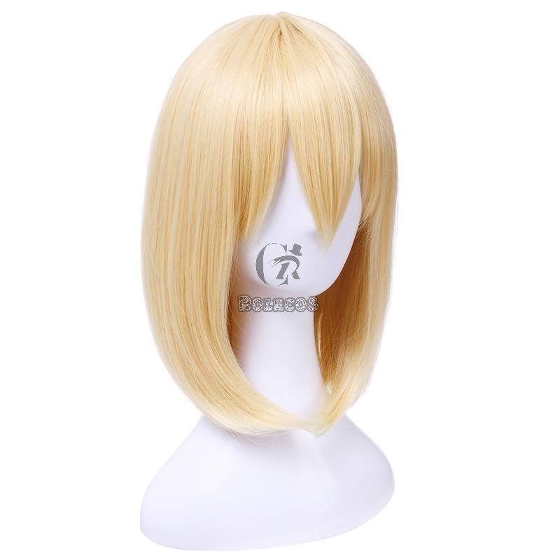 Fire Force Iris Blonde Medium Length Cosplay Wigs