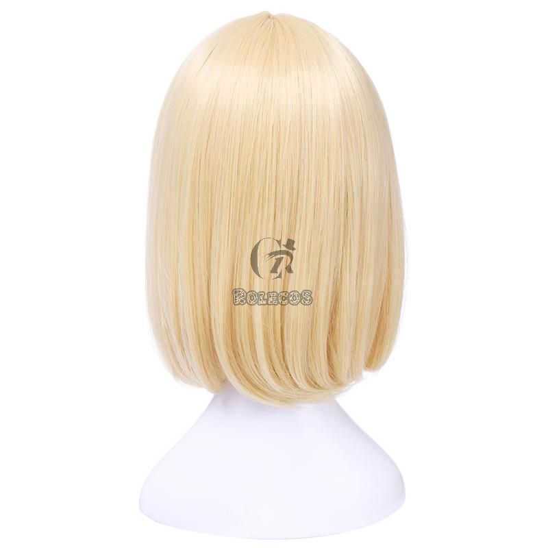 Fire Force Iris Blonde Medium Length Cosplay Wigs