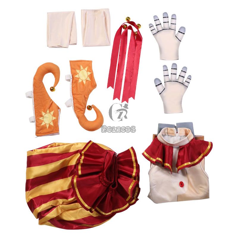 Five Nights at Freddy's Daycare Attendant Sun Cosplay Costume Halloween Costume