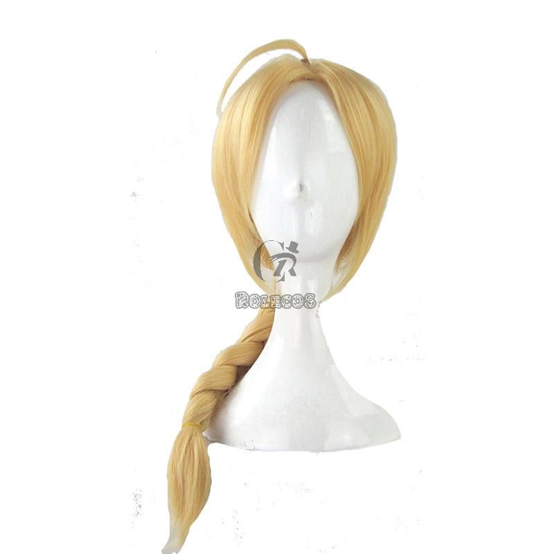 Fullmetal Alchemist Edward Elric 45cm Long Golden Cosplay Wig