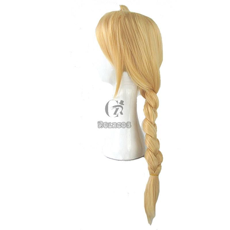 Fullmetal Alchemist Edward Elric 45cm Long Golden Cosplay Wig