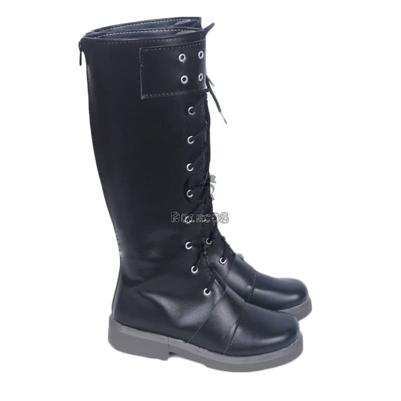 Futaba Sakura Persona 5 Blcak Boots Game Cosplay Shoes