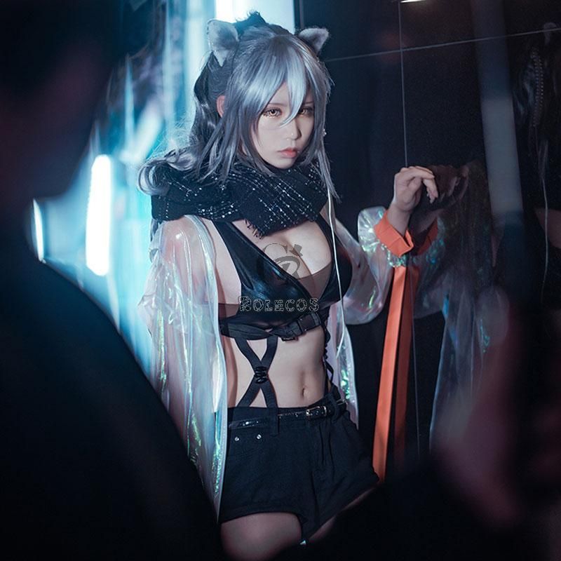 Game Arknights Schwarz Cosplay Costume