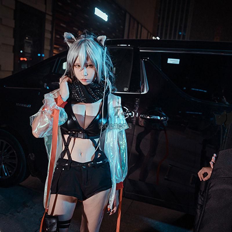 Game Arknights Schwarz Cosplay Costume