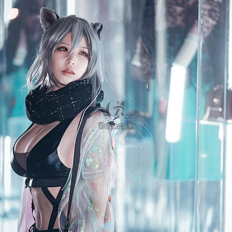 Game Arknights Schwarz Cosplay Costume
