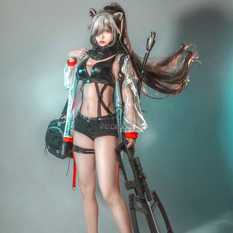 Game Arknights Schwarz Cosplay Costume
