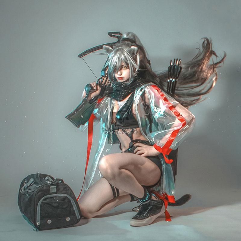 Game Arknights Schwarz Cosplay Costume