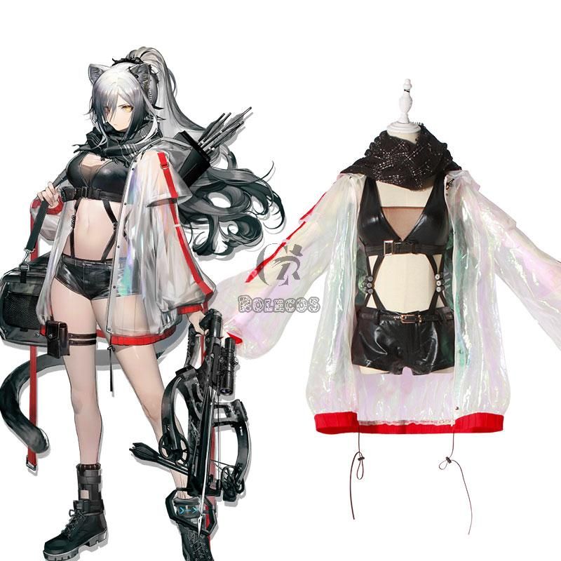 Game Arknights Schwarz Cosplay Costume