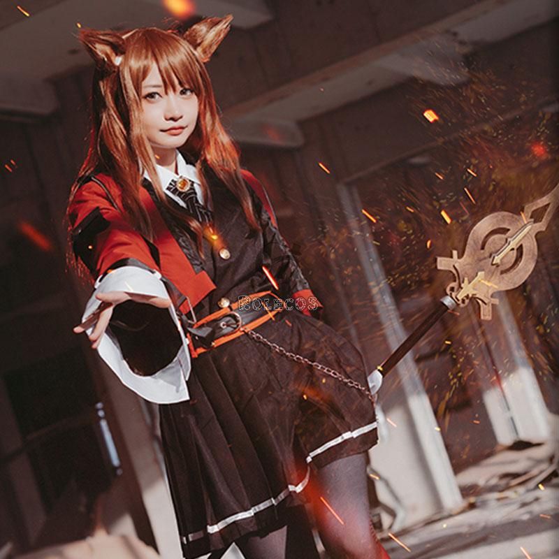 Game Arknights Skyfire Cosplay Costume
