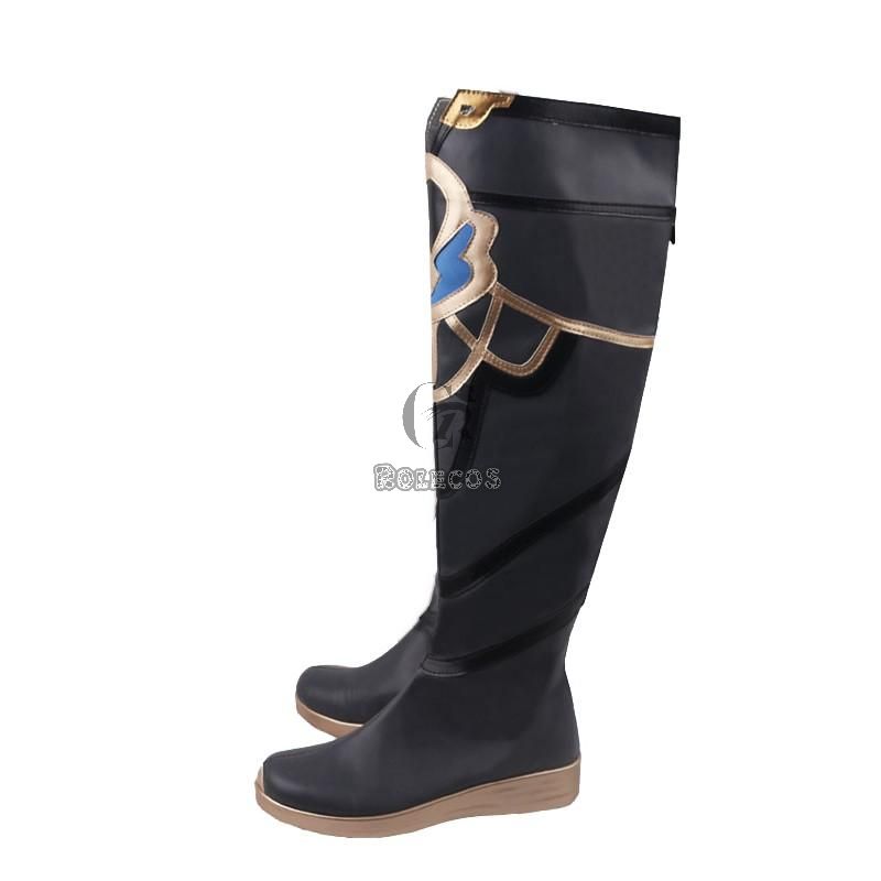 Game Genshin Impact Albedo Cosplay Shoes
