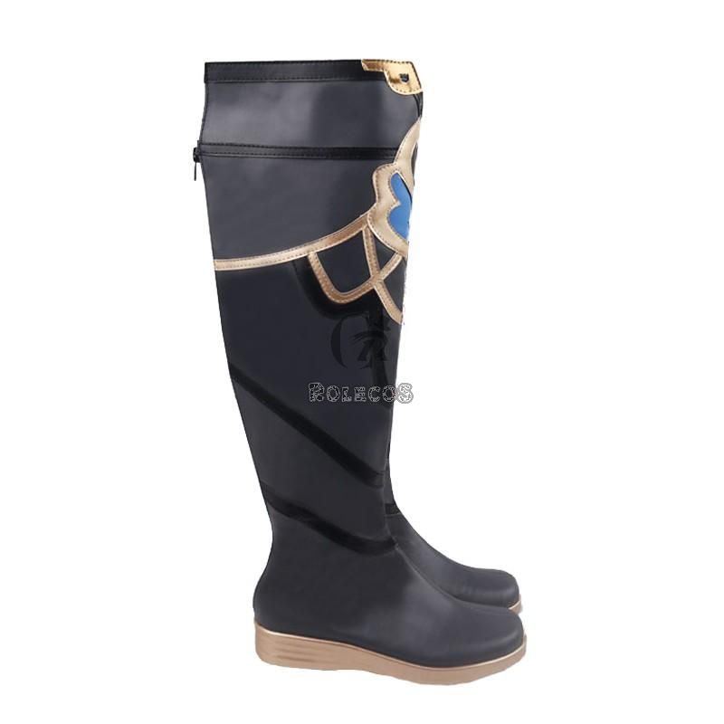 Game Genshin Impact Albedo Cosplay Shoes