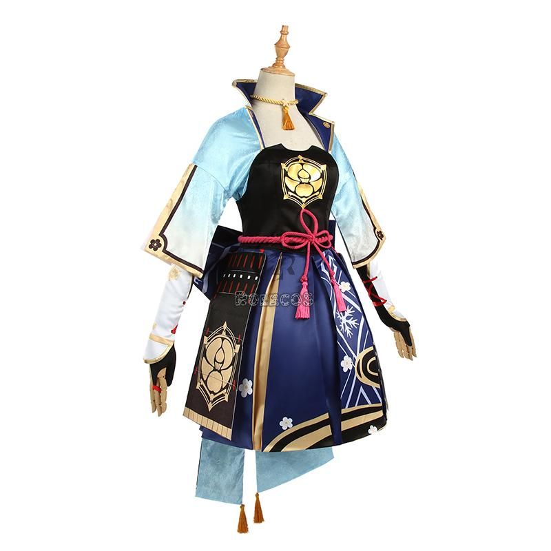 Game Genshin Impact Ayaka Cosplay Costume 