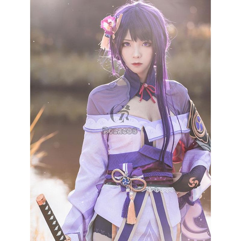 Game Genshin Impact Baal Raiden Shogun Cosplay Costume