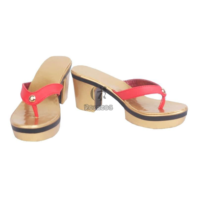 Game Genshin Impact Baal Cosplay Shoes