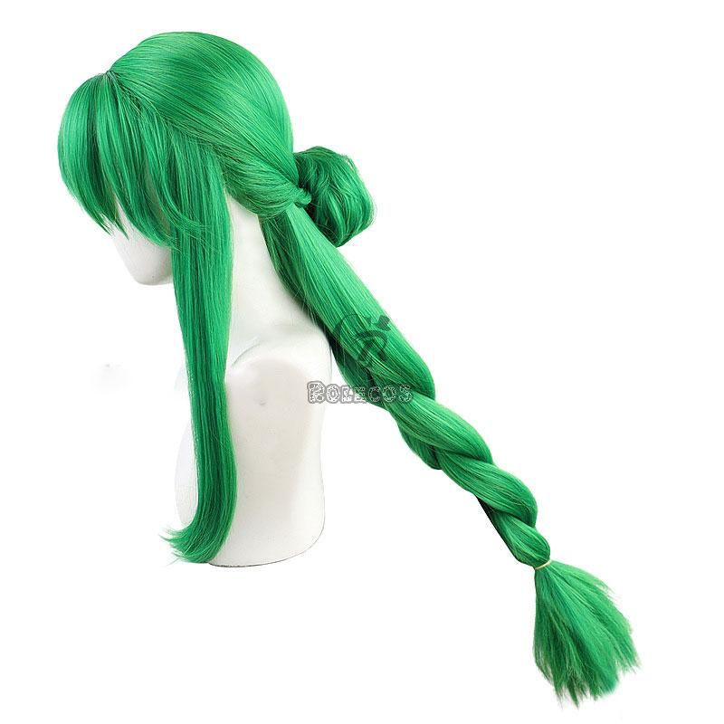 Game Genshin Impact Baizhu Green Weave Long Cosplay Wigs