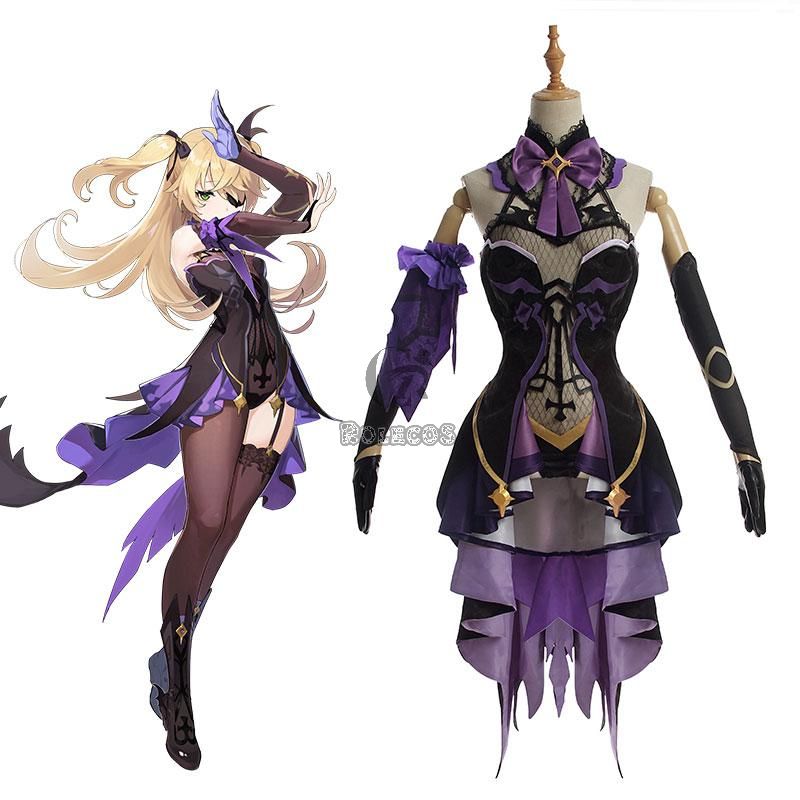 Game Genshin Impact Fischl Cosplay Costume