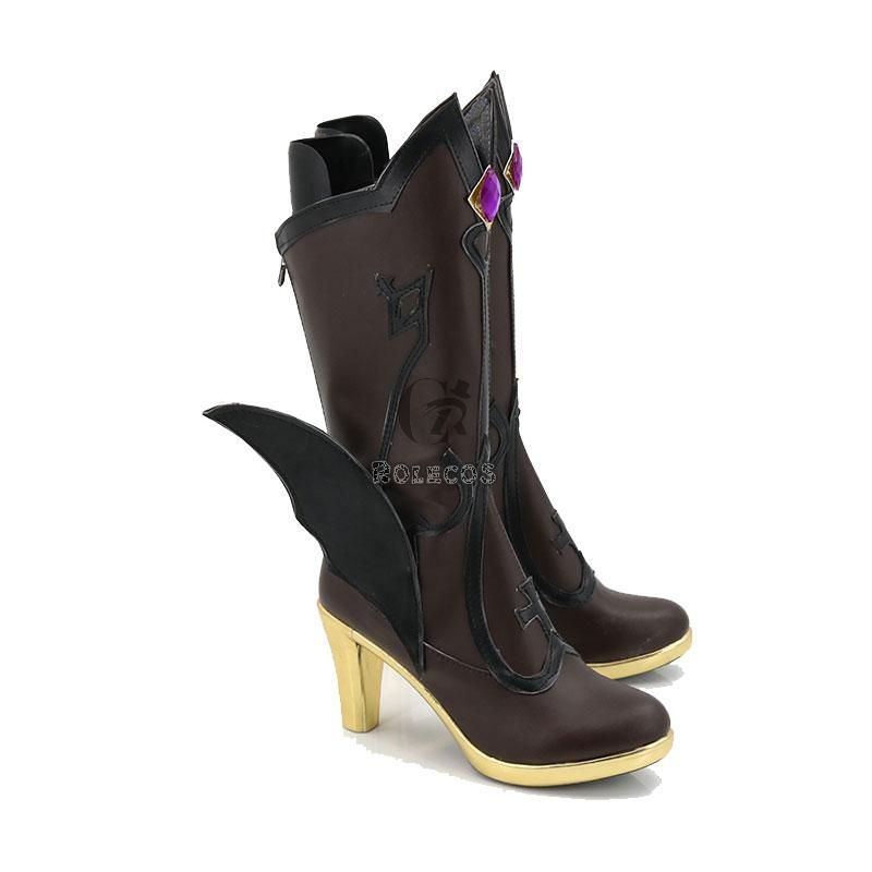 Game Genshin Impact Fischl Cosplay Shoes