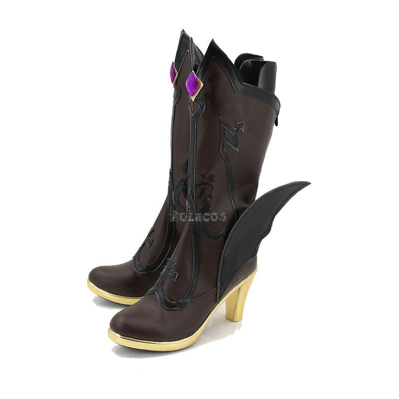 Game Genshin Impact Fischl Cosplay Shoes