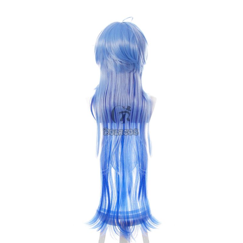 Game Genshin Impact Ganyu Blue Gradient Long Cospaly
