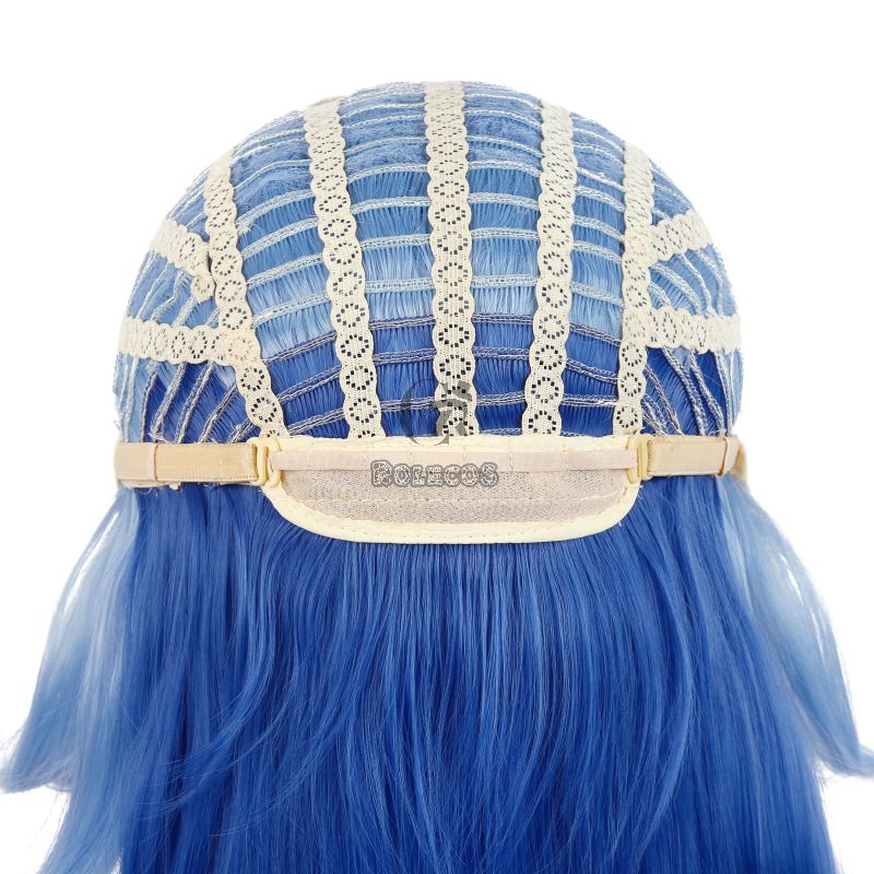 Game Genshin Impact Ganyu Blue Gradient Long Cospaly