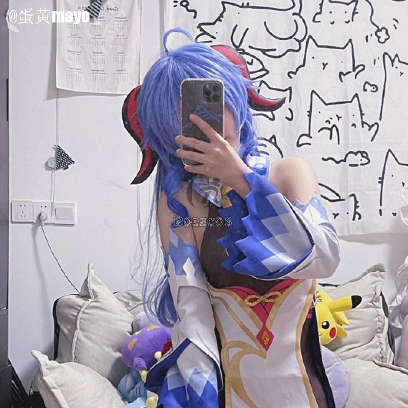 Game Genshin Impact Ganyu Horn Cosplay Props