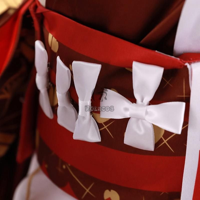 Game Genshin Impact Guuji Yae Cosplay Costume