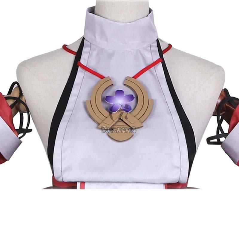 Game Genshin Impact Guuji Yae Cosplay Costume