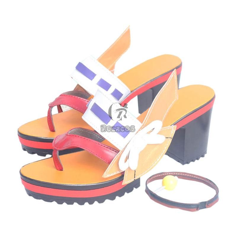 Game Genshin Impact Guuji Yae Cosplay Shoes